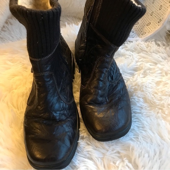 𝅺reiker booties, dark brown, women’s size 39. - Picture 2 of 14